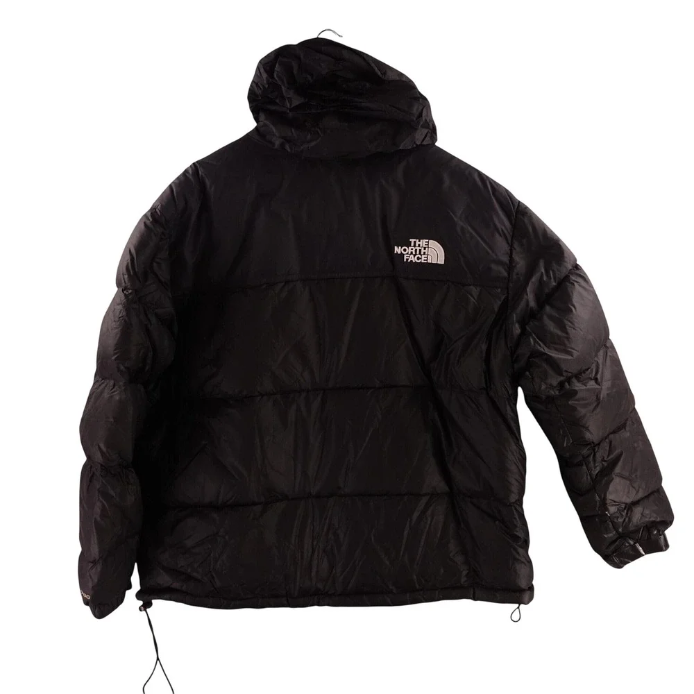 The North Face 700 Fill Nuptse Puffer Jacket Mens XXL Black Vintage Y2K Hooded